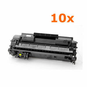 10 Adet HP CE505A Siyah Muadil Toner Kartuşu