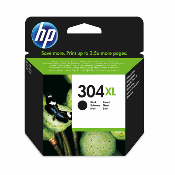 HP N9K08A Siyah Orijinal Yüksek Kapasiteli Mürekkep Kartuşu No.304XL